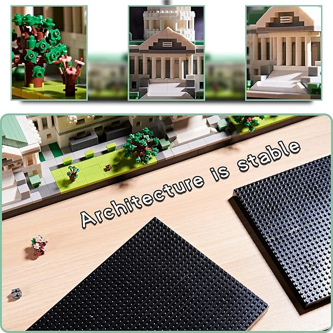 Gift Architecture Capitol Building Model Set - 3630pcs | Micro Blocks | Detailed Designs | Display-Worthy | Great Gift for Adults & Kids