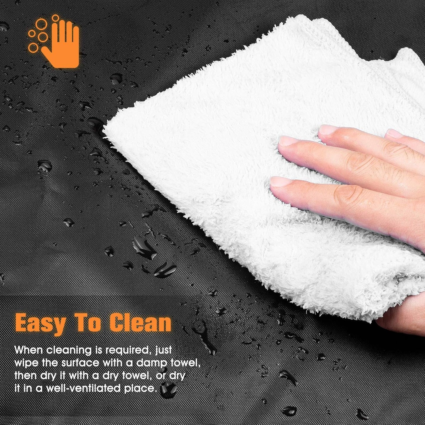 Outdoor Patio Heater Covers with Zipper,Upgraded 420D Oxford Fabric with PU Coating Material,100% Waterproof Windproof Anti-UV Snow-Poof,36 Months of Use (89'' H x 33" D x 19" B)