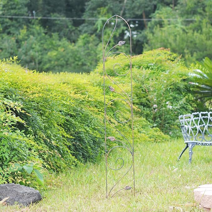 Arcadia Garden Products TR06 Autumn Leaf Trellis, Bronze, 6'x10