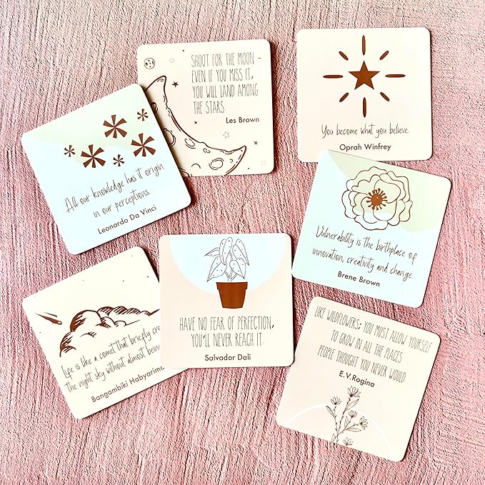 40 Creativity Quotes to Inspire Your Imagination – Creativity Cards – Daily Inspiration Cards with Famous Creative Quotes for Writers, Students & Teams