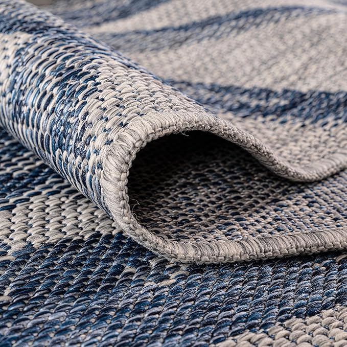 Keen Home Design Terrace Outdoor Area Rug - 9x12 Washable Indoor/Outdoor Rug for Patio, Kitchen, Balcony, Beach, Garden, Deck and Porch, Size: 8'10"x12'