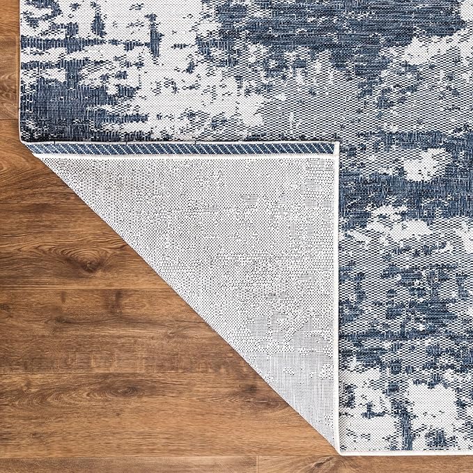 Keen Home Design Terrace Outdoor Area Rug - 6x9 Washable Indoor/Outdoor Rug for Patio, Kitchen, Balcony, Beach, Garden, Deck and Porch, Size: 6'x8'10"