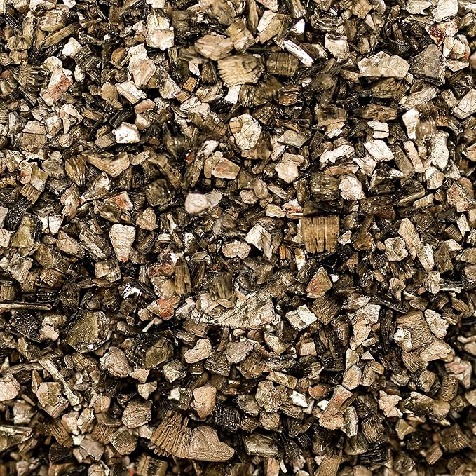 Horticultural Organic Vermiculite by GARDENERA - Medium Grade - Natural Soil Additive for Potted Plants, Orchids, Hydroponics, Terrariums (5 Quart)