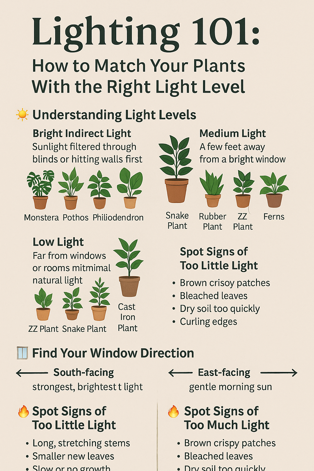 “Lighting 101: How to Match Your Plants With the Right Light Level”