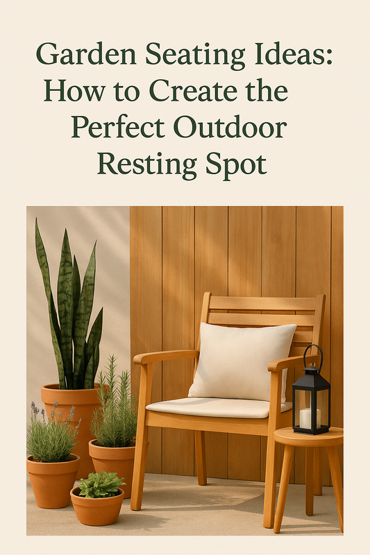 Garden Seating Ideas: How to Create the Perfect Outdoor Resting Spot