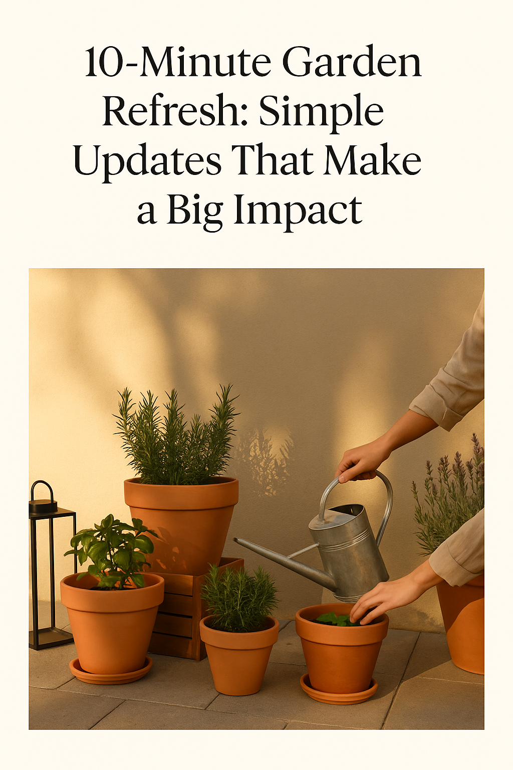 10-Minute Garden Refresh: Simple Updates That Make a Big Impact