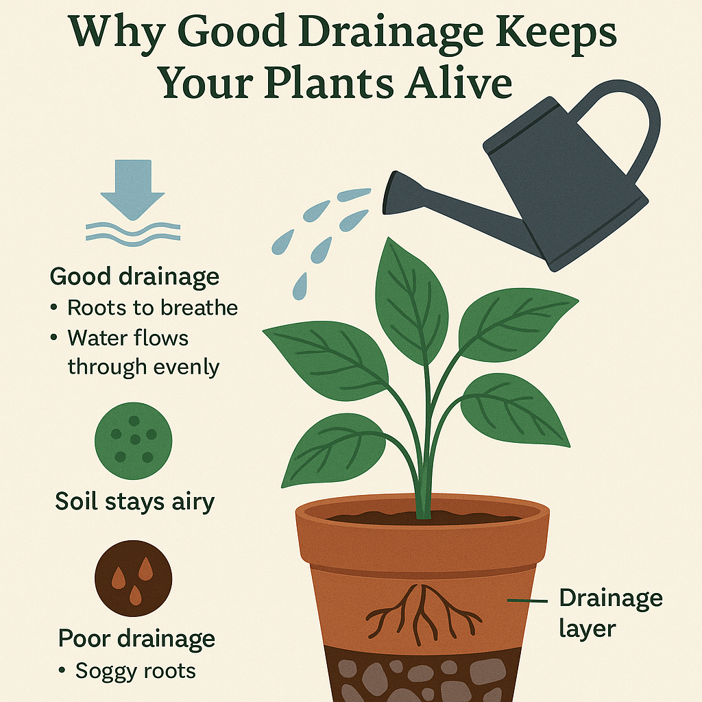 “The Science of Soil Drainage: Why Good Drainage Keeps Your Plants Alive”