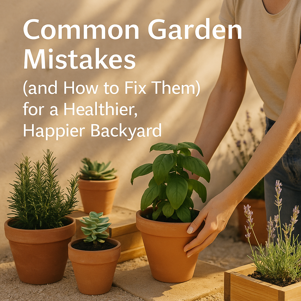 Common Garden Mistakes (and How to Fix Them) for a Healthier, Happier Backyard