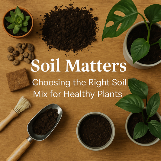 “Soil Matters: Choosing the Right Soil Mix for Healthy Plants”