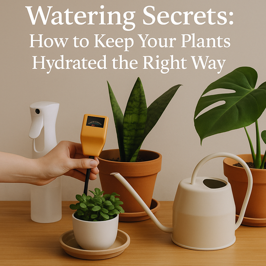 “Watering Secrets: How to Keep Your Plants Hydrated the Right Way”