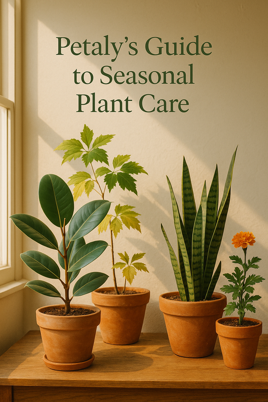 Petaly’s Guide to Seasonal Plant Care