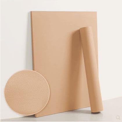 Dimoon 393''x17.7'' Orange Peel and Stick Wallpaper Contact Paper Modern Self Adhesive Wall Paper Removable Renter Friendly Textured Solid Color Shelf Cabinet Vinyl Roll (393''x17.7'',Coral Orange)