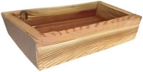 Cat Grass for Indoor Cats Kit – Organic & Handcrafted Cedar Planter with Fast-Growing Wheatgrass for Cats, Hairball Remedy with Pet-Friendly Planter (Natural)