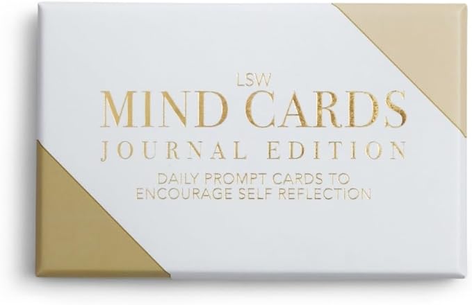 Mind Cards: Journal Edition | 45 Guided Journal Prompts for Self-Discovery, Creativity & Personal Growth | Journaling Gift for Writers & Thinkers