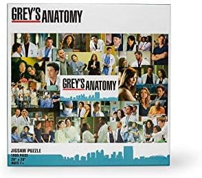 Grey's Anatomy Collage 1000 Piece Jigsaw Puzzle for Adults | Educational Toy Gifts | Challenging Interactive Brain Teaser for Family Game Night | 28 x 20 Inches