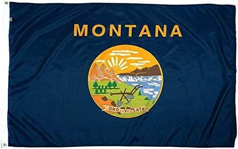 FlagSource Montana Nylon State Flag, Made in USA, 5x8'