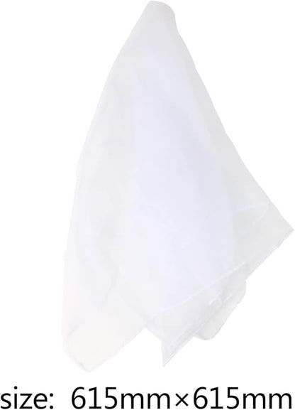 Larcele 12 Pieces Juggling Dance Scarf for Performance Prop Accessory 24 x 24 inches WDSJ-02