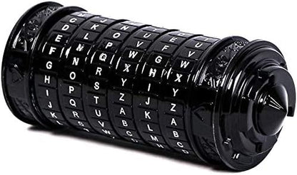 Cryptex Da Vinci Code Mini Cryptex Lock Puzzle Boxes with Hidden Compartments Anniversary Valentine's Day Romantic Birthday Gifts for Her Gifts for Girlfriend Box for Men