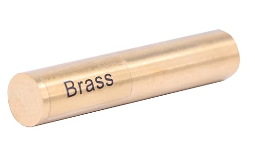 6 Pcs Metal Block Set-Brass, Copper,Iron,Steel, Phosphor Copper& Aluminum for Density Investigation,Specific Gravity,Collectible,Specific Heat Experiment