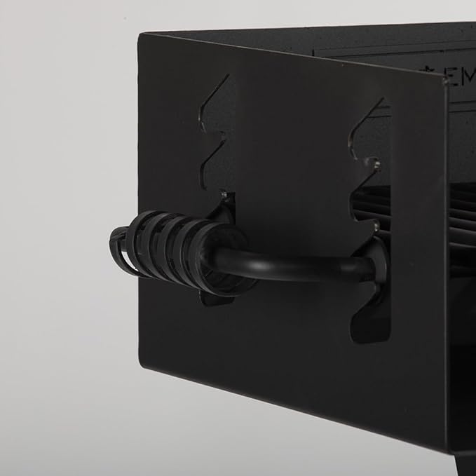 Titan Great Outdoors Park-Style Grill V2, 256 Sq. In Charcoal Grill with Base Anchor, Single Post Outdoor Cooking Backyard BBQ, Camp Grilling Barbecues