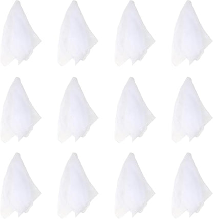 Larcele 12 Pieces Juggling Dance Scarf for Performance Prop Accessory 24 x 24 inches WDSJ-02