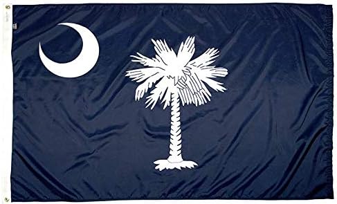 FlagSource South Carolina State Flag, Made in USA, 4x6'