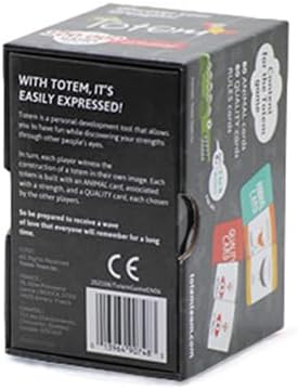 Totem: Self-Esteem & Family Bonding Game Ages 8+ - Therapy Games for Kids, Teens, Adults, Counselors - Team Building Games for Work - Group Therapy Conversation Cards for Mental Health