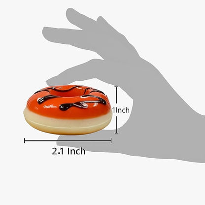 GiftExpress 6 pcs Realistic Artificial Toy Donuts, Scented Fake Donuts, Assorted Realistic Doughnuts Toy Cakes Fake Desserts Decoration Toys, Valentine bv Donut Party Decoration, Prop Food