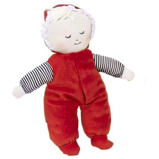 Children’s Factory Baby's First Doll - Caucasian Girl, 4 Months & Up, Red