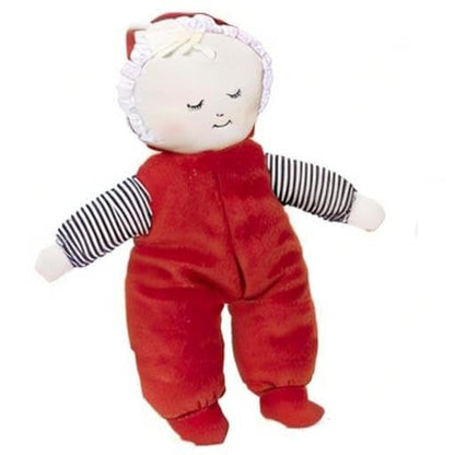Children’s Factory Baby's First Doll - Caucasian Girl, 4 Months & Up, Red