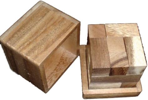 Half Hour Wood Brain Teaser Puzzle - Design by Stewart Coffin - Difficult Wooden Puzzle for Teenagers