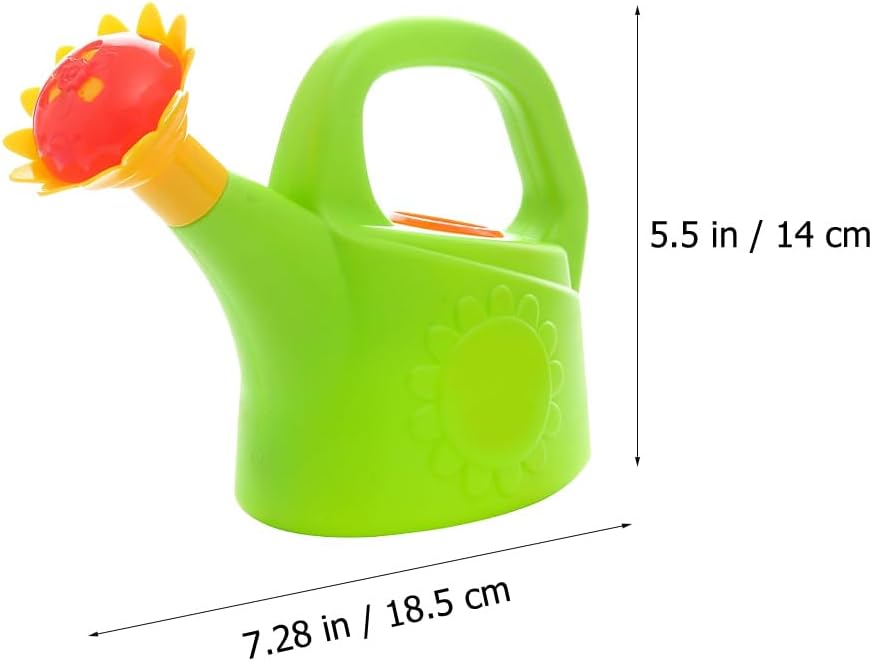 STOBOK 3Pcs Kids Watering Cans - Plastic Watering Kettle Toys for Toddlers, Garden & Bath Play - Indoor Outdoor Sand Beach Toy Set to Develop Motor Skills (Random Color)
