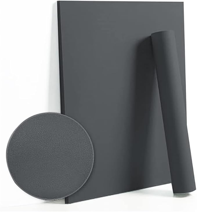 Dimoon 236''x17.7'' Grey Peel and Stick Wallpaper Contact Paper Modern Self Adhesive Wall Paper Removable Renter Friendly Textured Solid Color Shelf Cabinet Vinyl Roll (236''x17.7'',Dark Grey)