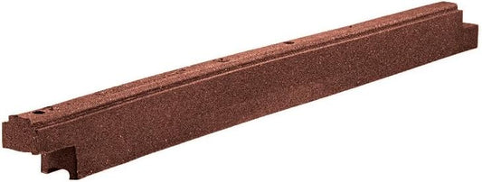 Playsafer Rubber Playground Border Edging Kit, 6' Flexible Heavy Duty Rubber Interlocking Playground Timber, No Dig Easy to Install (Neutral Brown, 10 Pack)