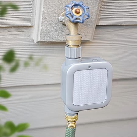 Netro Pixie Z1 Smart Hose Faucet Timer, Weather Aware, Compatible with Alexa (Pixie Z1 with Hub)
