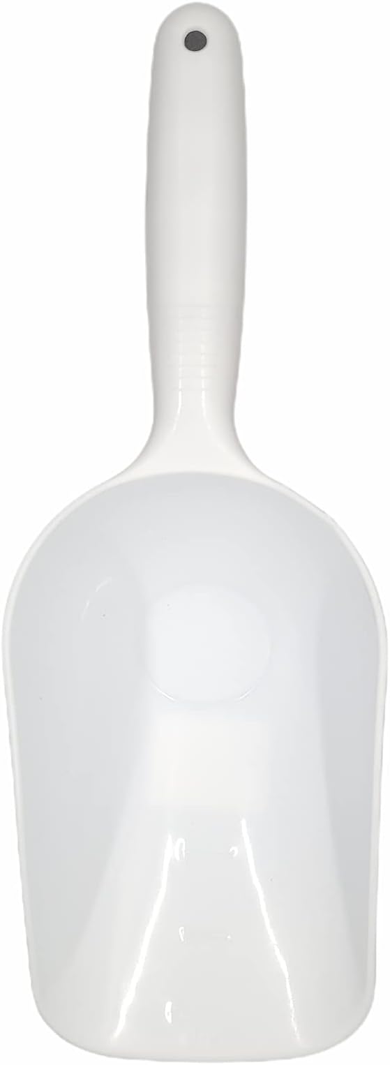 Jumbo Plastic Scoop - 12" Large Food Scoop for Flour, Sugar, Cereal, Pet Food, Gardening