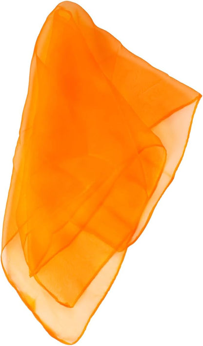 Larcele 12 Pieces Juggling Dance Scarf for Performance Prop Accessory 24 x 24 inches WDSJ-02