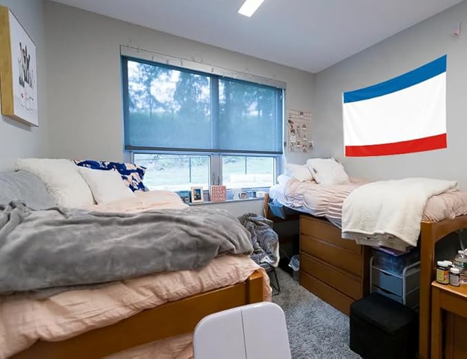 Ukraine Crimea Flag 4x6FT Ukrainian Crimean Polyester Banner With 2 Grommets Fade Resistant Vivid Color For Patriotic Festival Events Party Decoration(Crimea UKR, 4x6FT)