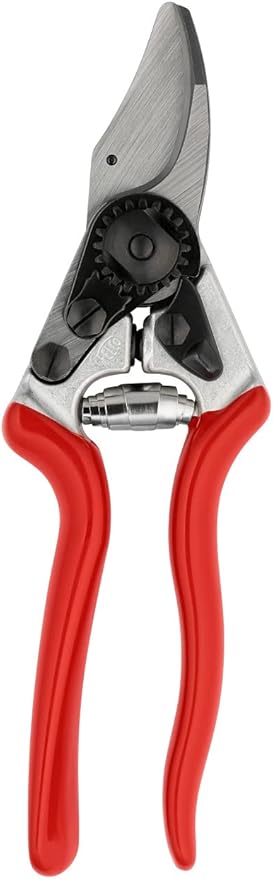 Felco F16 Pruning Shears – 7.7" Garden Clippers for Left-Handed Users with Bypass & Anvil Blades | Hand Pruners for Gardening | Garden Tool Cutter with Aluminum Handle, Lightweight Swiss Precision