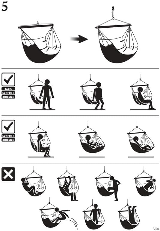 LA SIESTA® - XL King Domingo Hammock Swing Chair & CasaMount - Weather & Tear Resistant Hanging Chair - Outdoor Indoor Hammock Chair w/Suspension Kit for Walls Ceilings Square Beams - Toucan