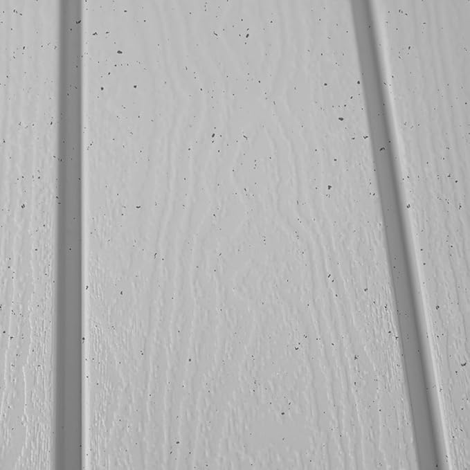 OEF Furnishings Heavy Duty Blow Molded Folding Picnic Table- Light Speckled Grey, Black Frame