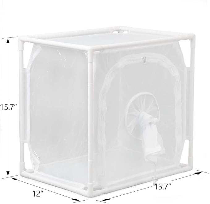 RESTCLOUD Monarch Butterfly Habitat Cage, Outdoor Insect Mesh Cage Terrarium 16" x 12" x 16"