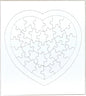 Hygloss 12 Blank Heart Puzzles – 8.5 x 9.5 Inches with Surrounding Frame – Ideal for Valentine’s Day Crafts – Write, Draw, and Decorate – 34 Pieces Each
