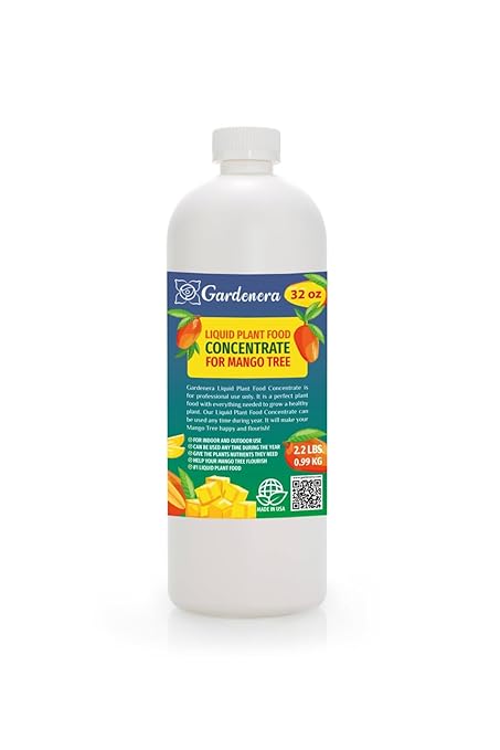 Plant Growth Superfood for Mango Trees with 18 Essential Vitamins & Minerals - Organic Plant Food Fertilizer - Micro-Fungi and Bio-Organisms for Mango Plant Care & Growth Enhancement - 32oz
