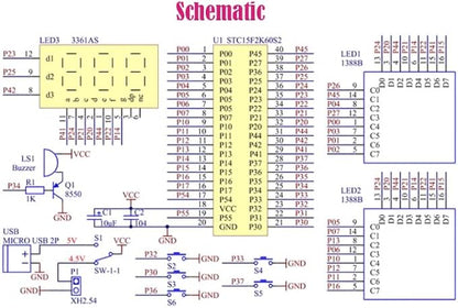 Gikfun DIY Retro Classic Electronic Soldering Kits 4 Retro Classic Games Soldering Project Game Kits for Group Middle/High School Project Training EK1999