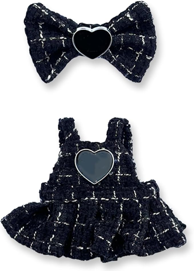 17cm Doll Clothes Set & Outfit Set for 17cm Dolls - Premium Fashion Dresses with Accessories, Luxury Chic Doll Clothing & Style Bundle,Just Clothes (Style-B)