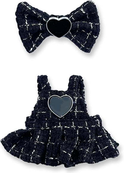 17cm Doll Clothes Set & Outfit Set for 17cm Dolls - Premium Fashion Dresses with Accessories, Luxury Chic Doll Clothing & Style Bundle,Just Clothes (Style-B)