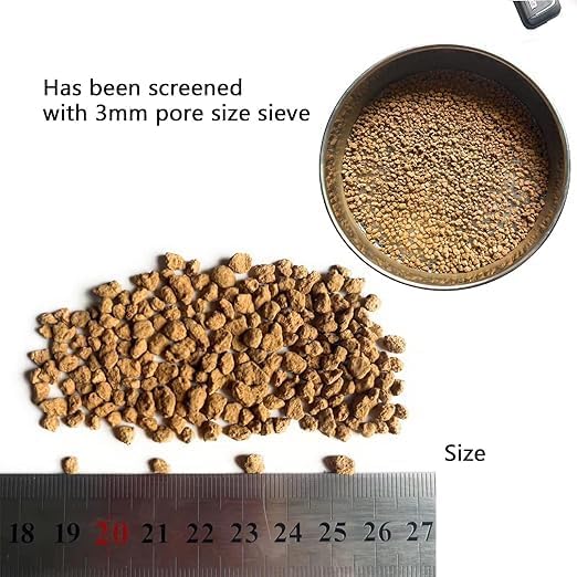 6 lb Small Grain Japanese Super Hard Akadama Bonsai Soil (3-6mm), Indoor/Outdoor Plant Soil Mixture, Drainage and Breathable, Promote Rooting