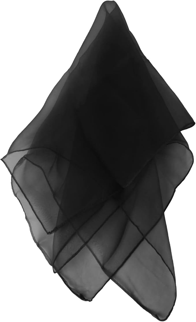 Larcele 12 Pieces Juggling Dance Scarf for Performance Prop Accessory 24 x 24 inches WDSJ-02