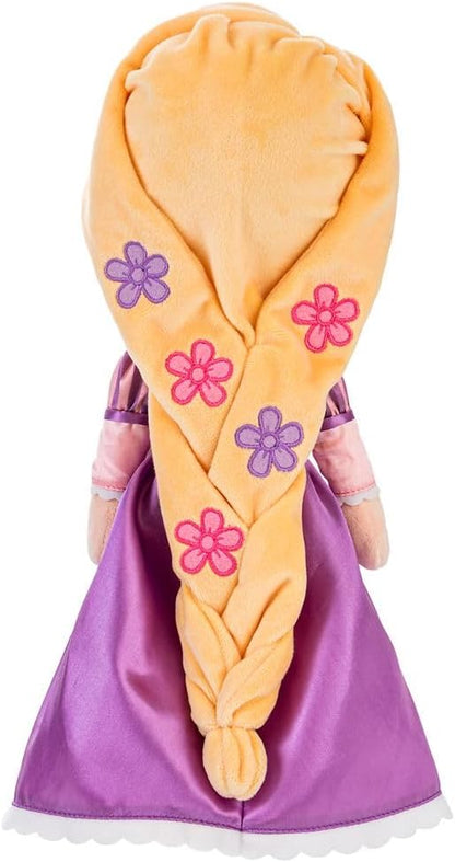 DISNEY STORE Official Princess Plush Doll, Rapunzel from Tangled, Medium 14 Inches, Soft Plushy with Embroidered Features, Princess Toys for Girls, Disney Dolls, Stuffed Animals for Girls
